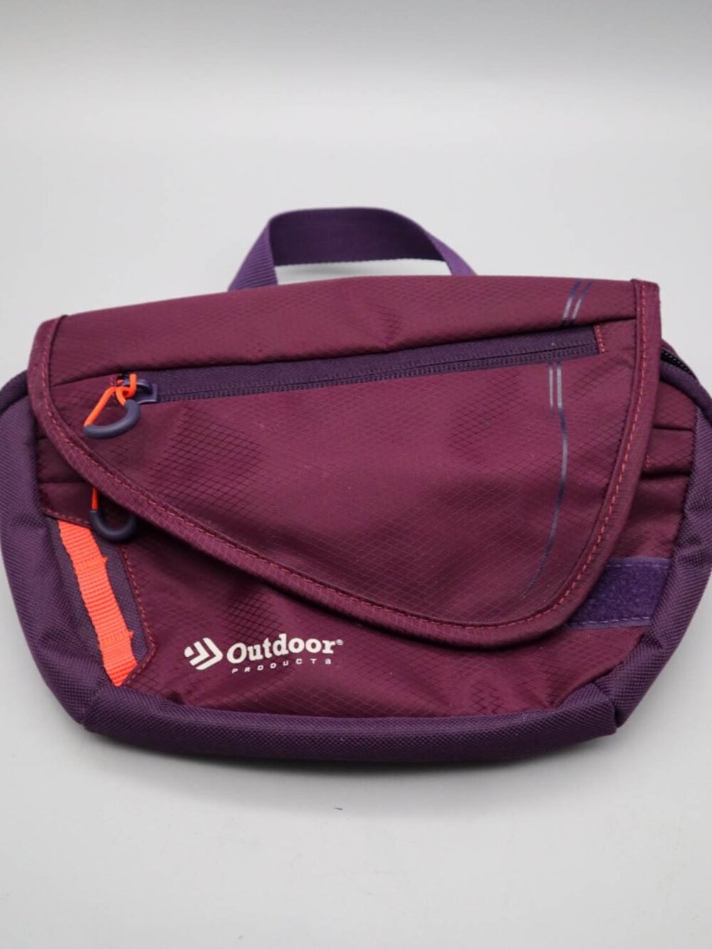 Outdoor Products Marilyn Fanny Waist Pack Shoulder Belt Bag 1.9L Purple Orange
